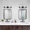 Designers Fountain Skylar 24.5 in. 3-Light Matte Black Vanity Light with Clear Glass Shades for Bathrooms D332M-3B-MB - alternate 8